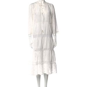 Ulla Johnson midi dress in white 2